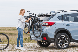 Boot mounted bike racks