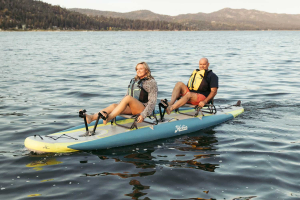 Inflatable pedal Drive kayaks