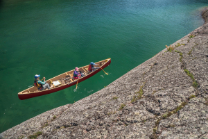 3 Seater Open Canoes with lightweight constructions