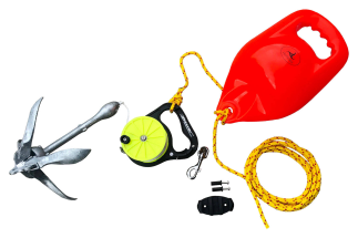 Kayak anchoring parts