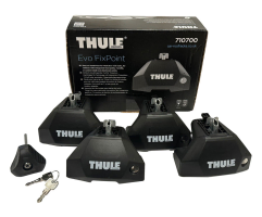 thule 7107 fixpoint foot pack system for thule Evo roof bars and compatible fitting kits