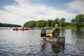 Old Town Discovery 158 Fishing Canoe Camouflage Colour