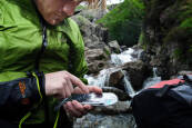 Aquapac phonecase for outdoor activities.