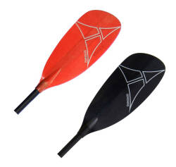 AT Geronimo whitewater paddles in glass and carbon