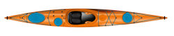 Design Kayaks Awesome in safety orange