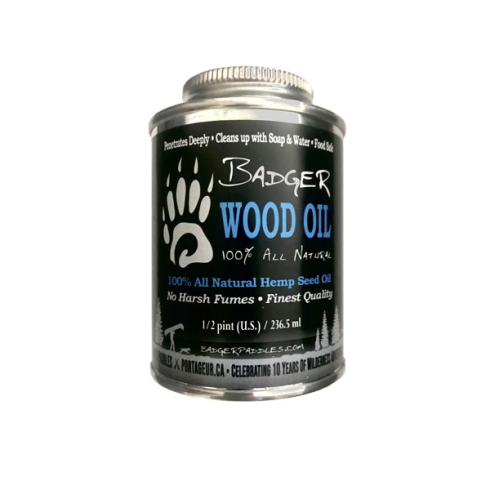 Badger Paddles Oil For Use With Badger Canoe Paddles & Other Canoe Oiled Woodwork 