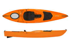 The Dagger Axis Elite 10ft touring kayak with skeg