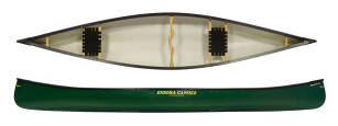 UK Manufactured Canadian Canoe from Enigma Canoes, Nimrod 14 is a tandem canoe made from robust triple layer plastic