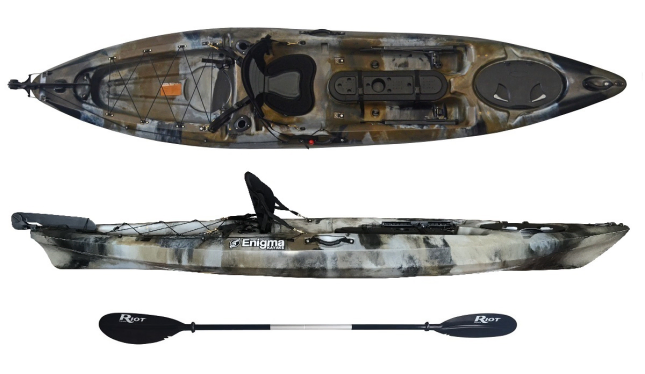 Enigma Kayaks Fishing Pro 12 Package Deal