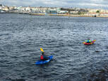 Feelfree Nomad SOT Kayaks on the water.