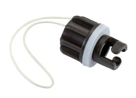 gumotex push push modified valve adapter - for standard pump fitting to push push valve conversion