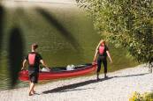 Easy to carry and transport 2 person inflatable kayak