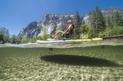 Pedalling the Hobie iTrek 9 Kayak