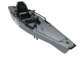 The Pro Angler 14 from Hobie is a premium fishing platform, seen here in Battleship Grey (2024)