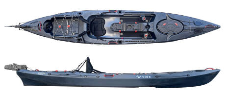 Sea Fishing Kayak UK- Vibe Hydra 130