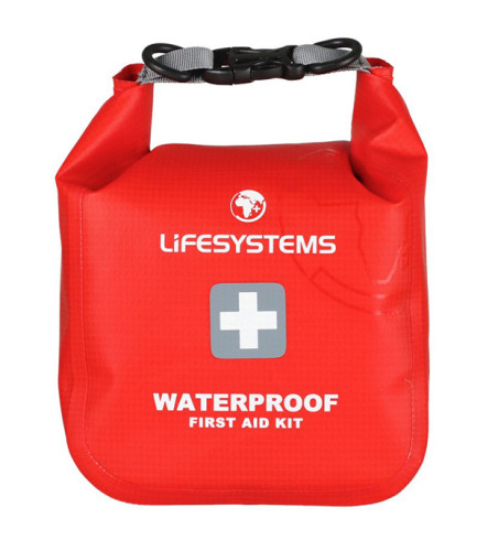 Waterproof first aid kit in dry bag