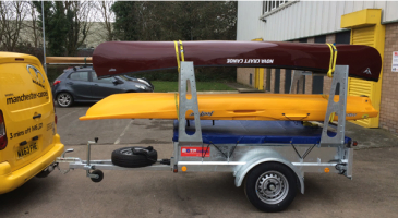 Motiv Combi Trailer for kayaks canoes and camping gear