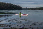 Norse Bylgja sea kayak paddling in Wales