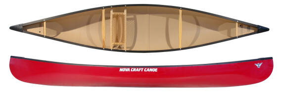 Nova Craft Fox 14 Tuffstuff Solo Canoe in Red Colour