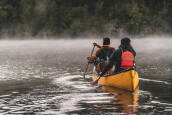 Nova Craft Prospector 15 SP3 Yellow Tandem Plastic Canoe