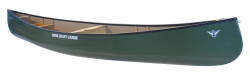 Prospector 15 TuffStuff from Nova Craft Canoes, shown in the Olive green colour