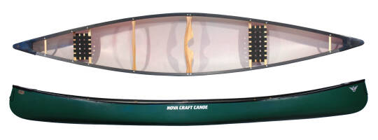 Nova Craft Prospector 17 SP3, extremely durable triple layer canoe.