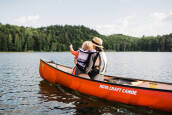 Nova Craft Prospector 16 SP3 Family Canoe In Red Colour