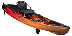 Old Town Ocean Kayak Malibu PDL shown in Lava