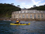 Ocean Kayaks Trident 11 being paddled by the Canoe Shops Group founder