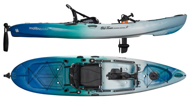 Ocean Kayak Malibu PDL shown in Horizon