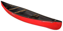 Old Town Discovery 169 Canadian Canoe In Red Colour