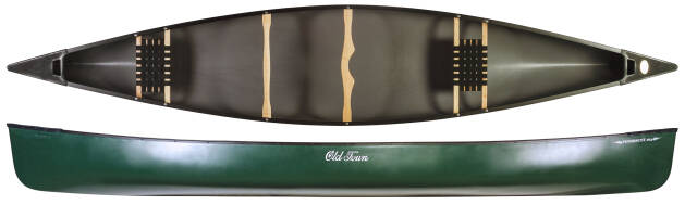 Old Town Penobscot Tandem Candian Canoe in Green Colour