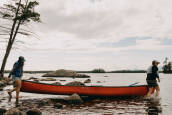 Old Town Penobscot 174 Canadian Canoe On Expedition