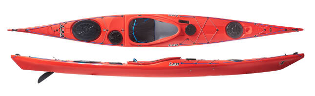 P&H Leo MV Kayak in Scarlet Red Colour