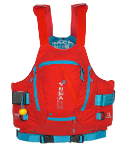 Peak River Guide Whitewater PFD - Red/Blue