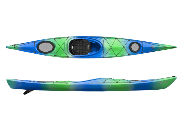 The Perception Expression 14 & 15 fast touring kayaks