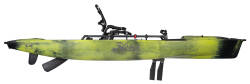 Hobie Pro Angler 14 with 360 Mirage Drive seen in Amazon Green Camo, available from Manchester Canoes, the UK's only Northern supplier of Hobies.