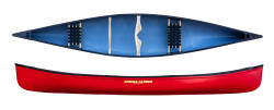 A traditional canadian canoe shape, with a sporty take