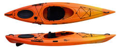 Riot Edge 11 day touring kayak in Sunset (Yellow/ Orange)