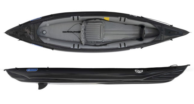 Rush 1 inflatable kayak with dropstitch floor