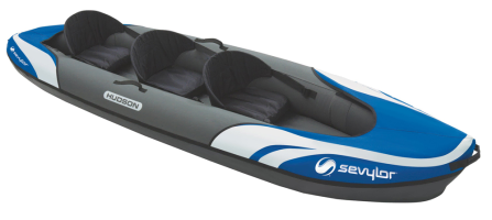 Sevylor Hudson inflatable three person kayak 