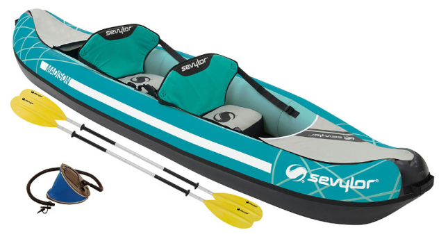 Sevylor Madison Kit inflatable kayak package deal 