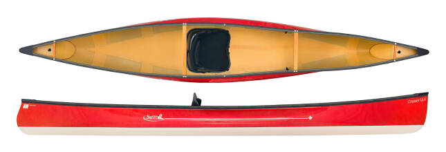 Swift Canoes Cruiser 14.8, performance lightweight pack boat.