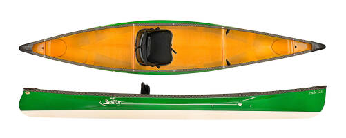 Swift Canoes Pack 12.6, lightweight solo canoe with comfortable padded seat