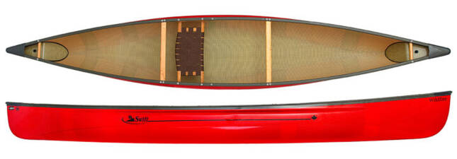 Swift Canoes Wildfire lightweight canadian canoe