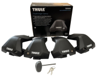 thule 7205 edge clamp foot pack for thule edge low-profile racks, fits to vehicles without pre-existing roof mountings