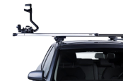 Thule Slide Bar In Action With A Bike Carrier Bars Extended 