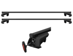 thule smartrack xt squarebar, all in one square bar roof rack systems for vehicles with a raised rail 