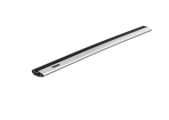 thule wingbar edge low profile roof rack bar in silver