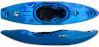 White Water Kayak Titan Dragon in Blue Dream Colour